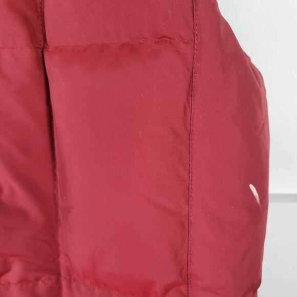 Eddie Bauer Vest Quilted Goose Down Vtg Size Mens XLT Tall Red Faded Puffer - Picture 5 of 14